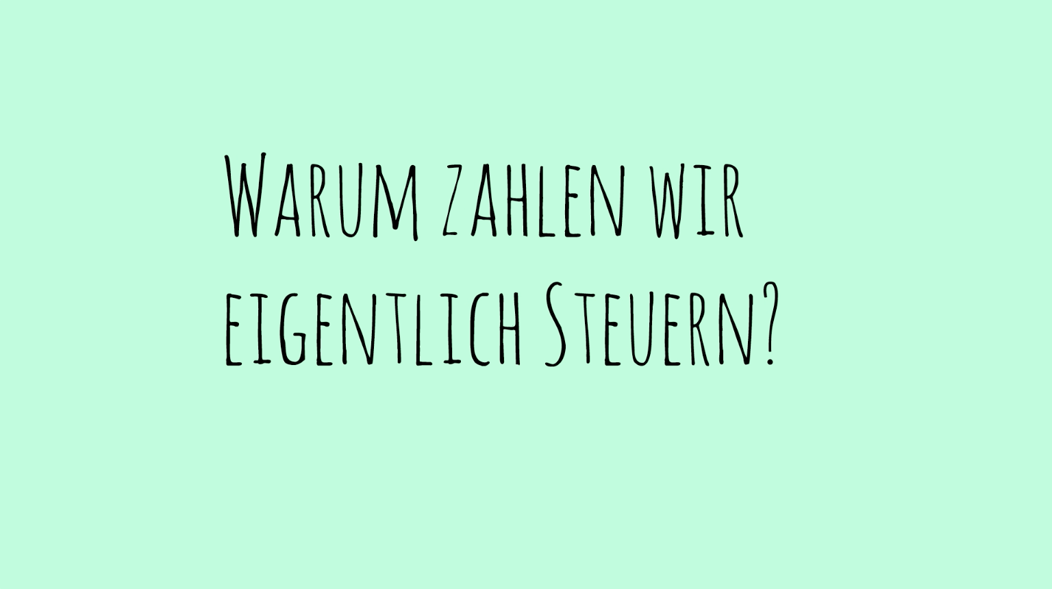Warum wir Steuern zahlen | Finanzverwaltung NRW